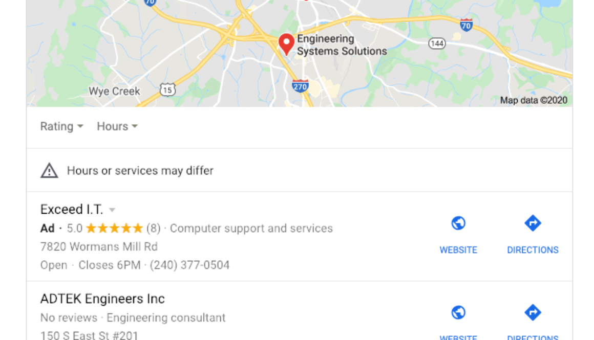 google my business